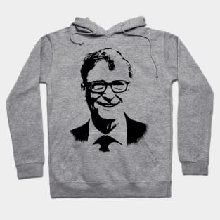 Bill Gates Pop Art Portrait Hoodie